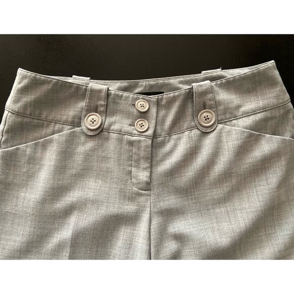 EXPRESS Design Studio 'Editor' Gray Cropped Wide Leg Pant sz 6 - Picture 3 of 12